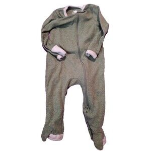 3-6 MONTH BABY BOY ONE PIECE FOOTED PAJAMAS—CLOUD ISLAND BRAND